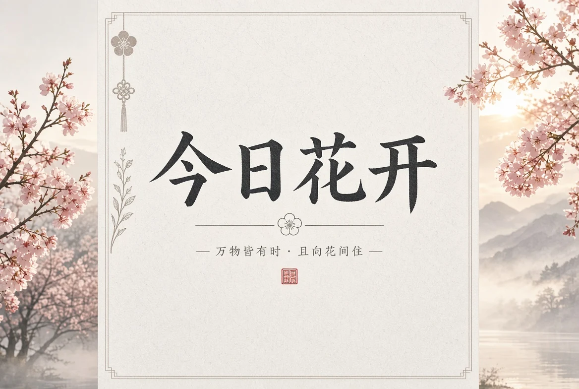 今日花开精选